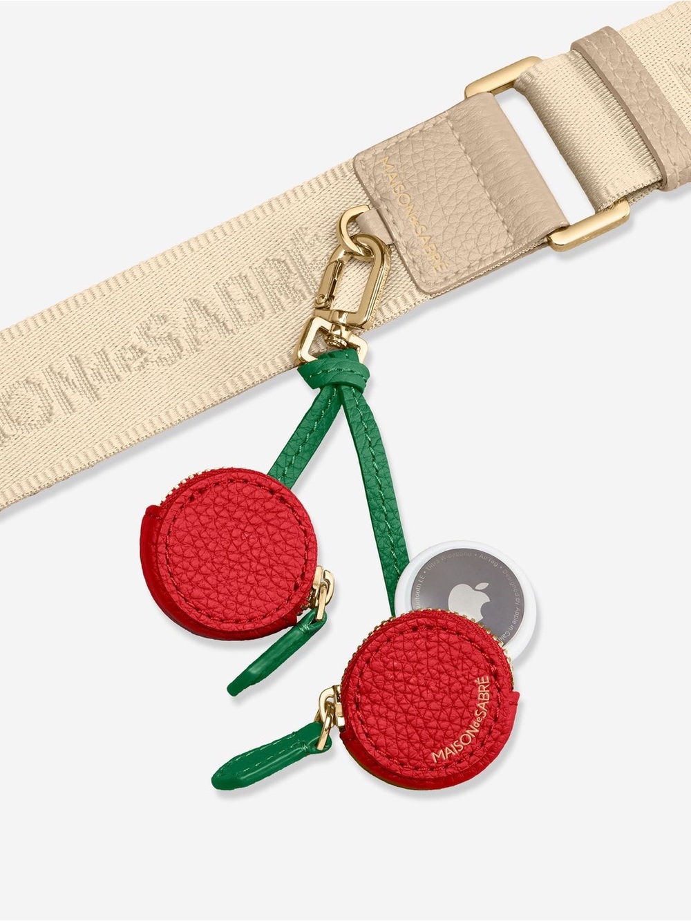 AirTag Bag Charm - Cherry